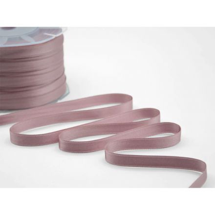 Double satin antique pink ribbon 10 mm